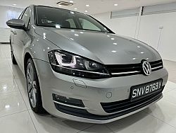 Volkswagen Golf A7 1.4 TSI HID Sunroof 2015 Push Start Silver